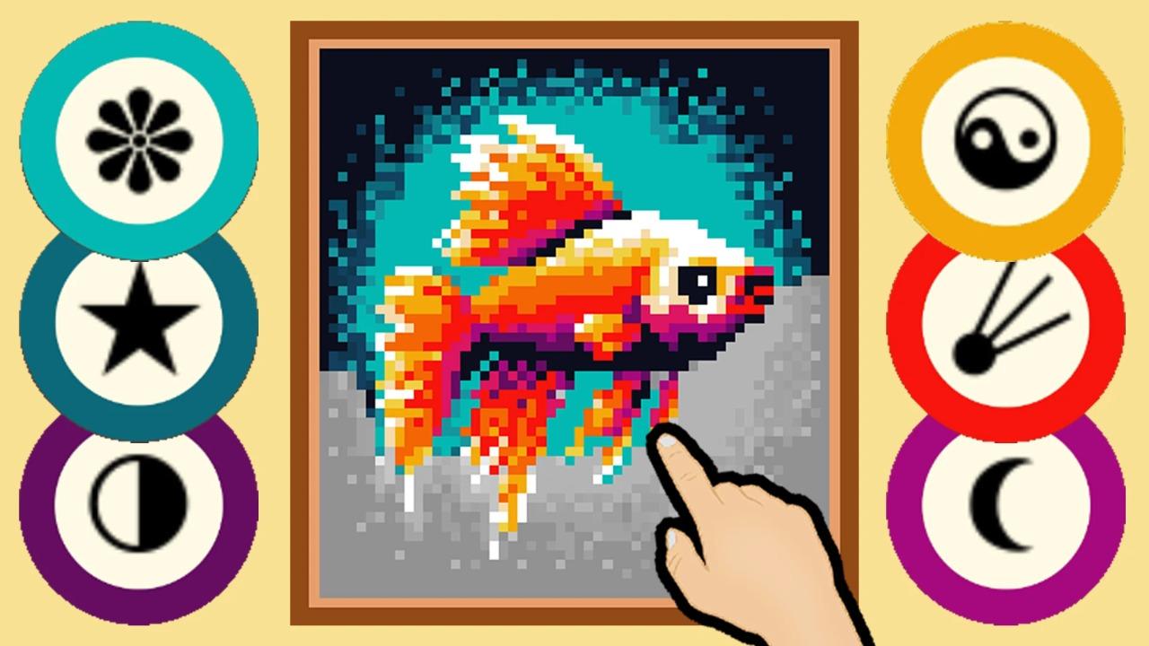 Coloring: Mosaic by Symbols