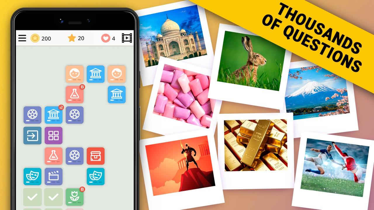 Quizzland trivia game. Lite version