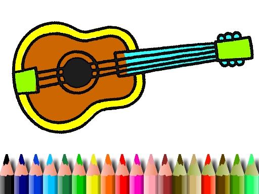 BTS Müzik Aleti Boyama Kitabı