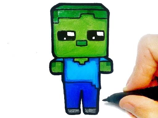 Kolay Çocuk Boyama Mineblox