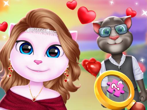 Kedi Çift Sevimli Sevgililer Günü