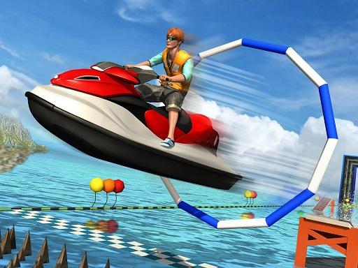Süper Jet Ski Yarışı Akrobasi: Su Teknesi Yarışı 2020