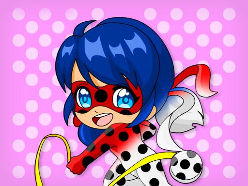 Chibi Benekli Kız Boyama Kitabı