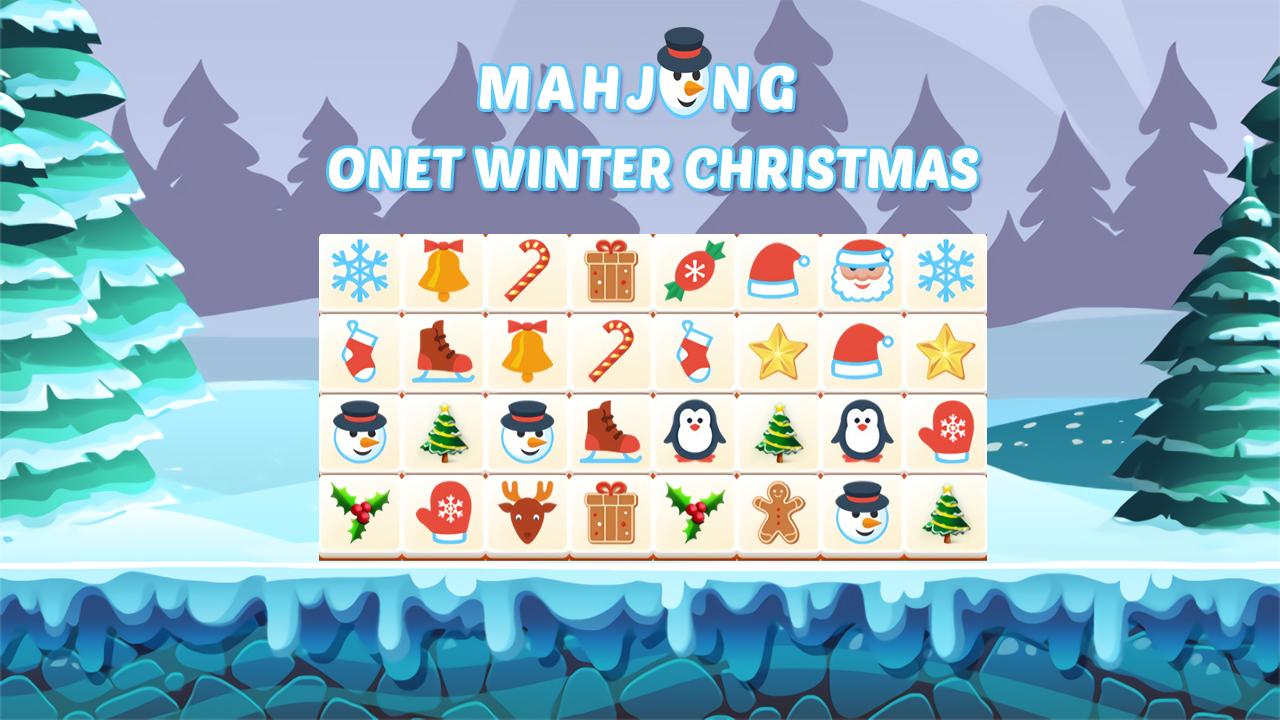 Onet Kış Noel Mahjong