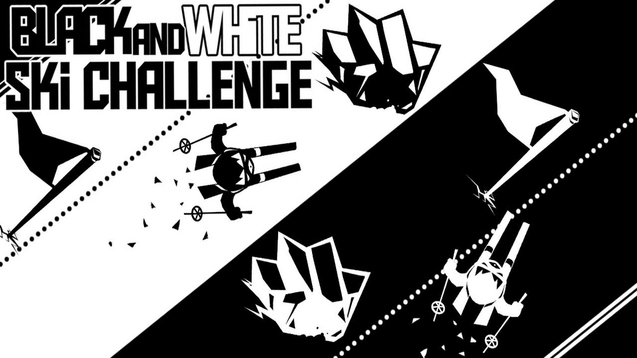 Black White Ski Challenge