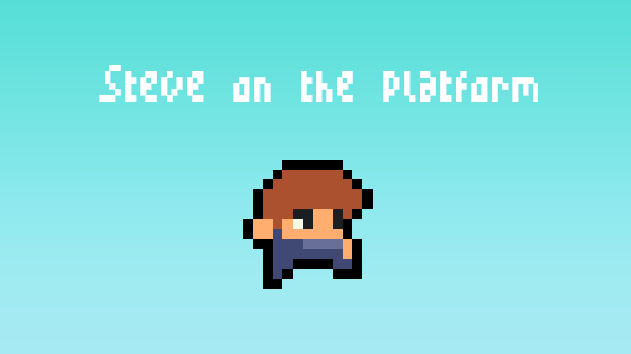 Platformdaki Steve